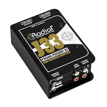 Amazon.com: Radial J33 2-Channel Active Turntable Preamp